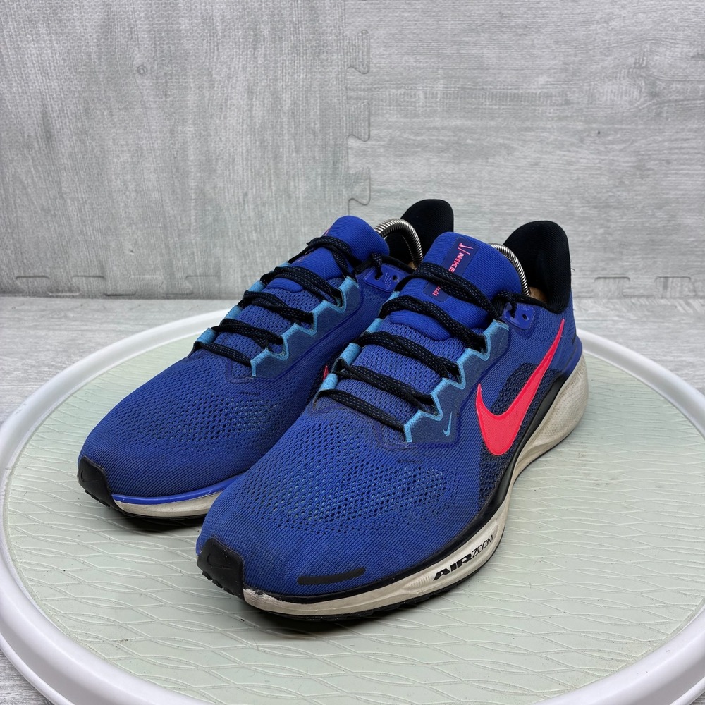 Nike Air Zoom Pegasus 40 Mens 10.5 Blue Pink Running Athletic FD2722-401